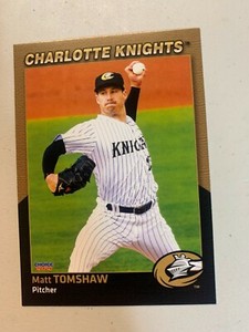 Matt Tomshaw Card 2021 Charlotte Knights Team Card