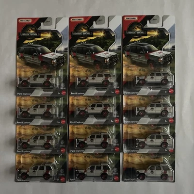 Ford Explorer #4 2025 Matchbox Jurassic World Rebirth (lote de 12) gris Foto 1 de 3