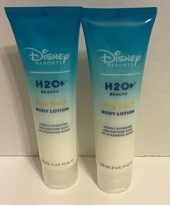 Nuevo Lote de 2 Lociones Corporales Belleza Sal Marina Disney Resorts H2O+  Foto 1 de 3