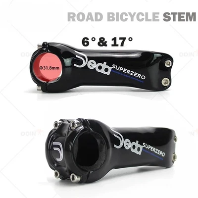 Road Bicycle Stem Carbon Fiber MTB/Road Bike Stem Angle 6/17 Degree 31.8mm  - Image 1 of 4