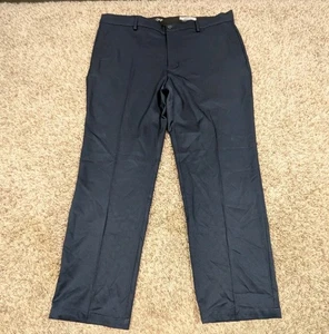 NEW Greg Norman Travel Pants Mens 38x30 Navy Blue Ultimate Classic Performance - Picture 1 of 7