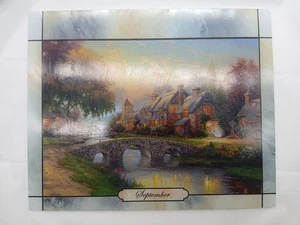 Bradford Exch. Thomas Kinkade Seasons Of Light Buntglaskalandar (September) - Bild 1 von 11