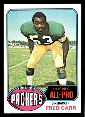 1976 Topps Fred Carr #360 - Green Bay Packers - Image 1 of 2
