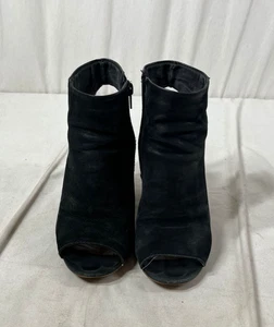 Steve Madden Women's Black "Tulisa" Open Toe Booties - Size 8 - Picture 1 of 11