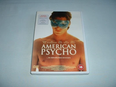 AMERICAN PSYCHO UK DVD (2000 MOVIE/FILM/HORROR/CHRISTIAN BALE/REESE WITHERSPOON) - Image 1 of 2