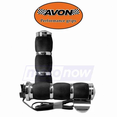 Avon Grips Air Cushioned Heated Grips with Throttle Boss for 1996-2008 hb Foto 1 de 4