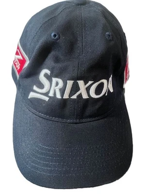 Gorra de golf ajustable Srixon - negra, 100 % algodón, gorra para hombre con parches Z-Star Foto 1 de 4