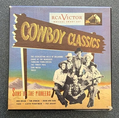 Vintage SONS OF THE PIONEERS “Cowboy Classics” RCA BOX SET 45 RPM(1949) - Image 1 of 4