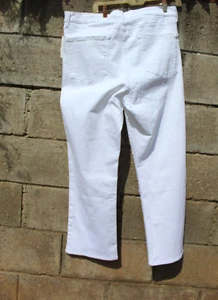 Jeans Jessica Simpson XL 16 33 bianco pantalone crop boot elasticizzato 69€ OFFERTA nuovo con etichette - Foto 1 di 14