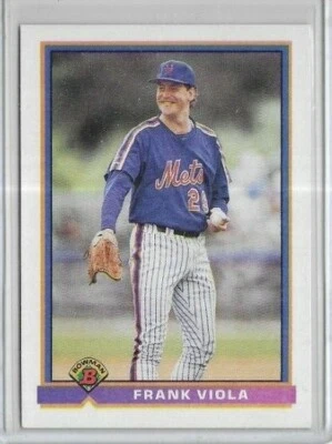 1991 Bowman #477 Frank Viola New York Mets - Image 1 of 2