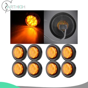 For 2001-2002 Freightliner Classic 8x Amber Side Marker With Grommet - Picture 1 of 5