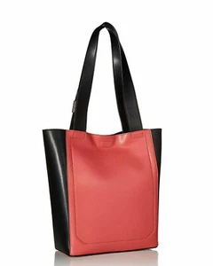 Calvin Klein H8GBD8NQ Karsyn Nappa Leather Belted RED AND BLACK - Picture 1 of 3