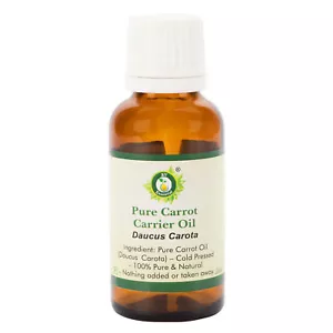 Aceite de zanahoria puro Daucus Carota 100 % natural sin cortar prensado en frío bueno para la piel - Imagen 1 de 30