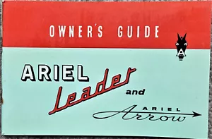 Manual para propietarios de motocicletas ARIEL Arrow Leader 1959-1964 manual original sin usar - Imagen 1 de 5