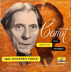 HMV / EMI LP ALP-1197: Alfred Cortot – Popular Encores - UK 1950s mono - Bild 1 von 4