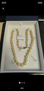 CULTURED SOUTH SEA PEARLS NECKLACE - Picture 1 of 6