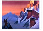 Shambhala Daik(Message from..) By Nicholas Roerich. Fine art print NEW 20 x 28 "