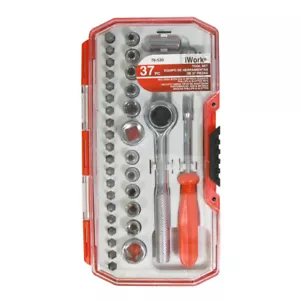 iWork Olympia Tools 37pc Socket Tool Set (76-530) **BRAND NEW** - Picture 1 of 1
