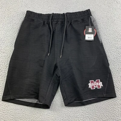 Pantalones Cortos Mississippi State Bulldogs Para Hombres Grandes Negros Coliseo Fiesta Salvaje NCAA Foto 1 de 4