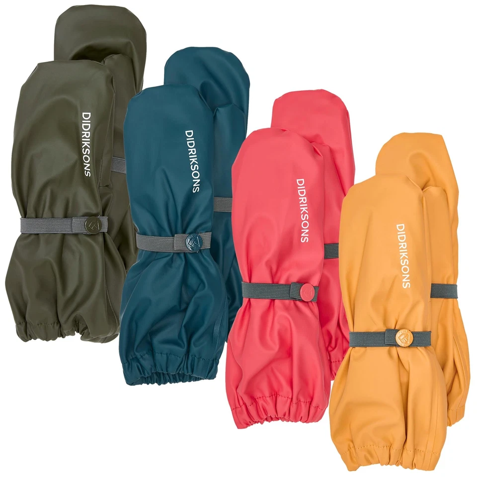 Didriksons Pileglove Kinder PU Fäustling 7 wasserdicht warm winddicht Stretch Handschuh
