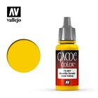 Vallejo Game Colour Gold Yellow Acrylic Paint 17ml Dropper Bottle 72007