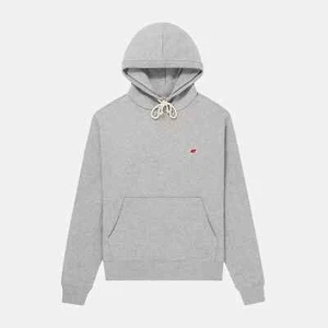 New Balance Men's MADE in USA Core Hoodie ATHLETIC *GREY *LARGE MT41543AG New - Picture 1 of 11