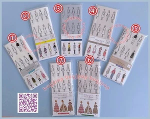 Japan Lecien Cosmo Pre-printed 100 Ladies neesan niisan Embroidery Cotton Cloth - Picture 1 of 11