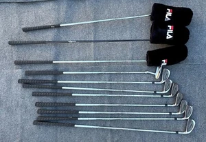 Vintage RARE Fila Volt Iron Golf Clubs Set 1,3,4,5,6,7,8,9 - Picture 1 of 9