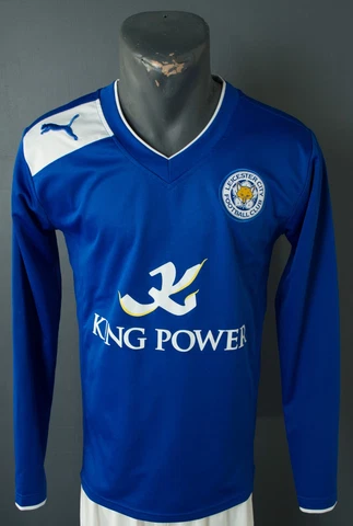 Leicester City Jersey 2012/2013 Football Soccer Long Sleeve Mens Shirt Size S Cover