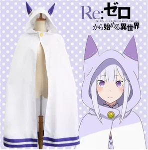 Re:Life In A Different World From Zero Emilia Cosplay Cloak Party Costumes - Picture 1 of 11