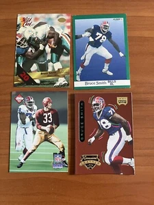 1995 Collector's Edge TimeWarp Sunday Ticket Sammy Baugh/Bruce Smith NFL Bills - Picture 1 of 8