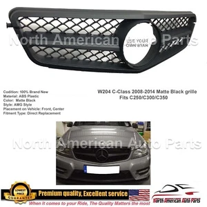C250 C300 C350 C230 Matte Black Grille C63 Style AMG 2008 2009 2010 2011 2014 - Bild 1 von 5