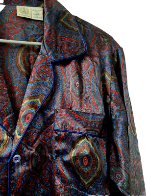 De Colección Número 1 London Paisley Pijama Top y Pantalones Conjunto de 2 Piezas XL Multicolor Foto 1 de 4