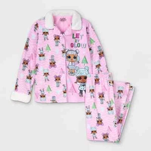 Girls' L.O.L. Surprise! 2pc Pajama Set - Pink Various Sizes Brand New With Tags - Picture 1 of 3