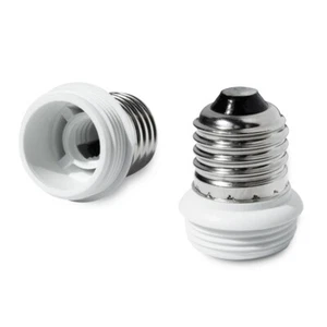 Lampenfassung E27 auf E14 Adapter für LED Sockel Verlängerung mit Außengewinde - Bild 1 von 3