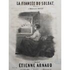 Etienne Arnaud The Fiancee Of Soldier Nanteuil Singer Piano ca1858