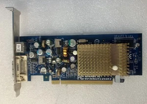 ~GIGABYTE NVIDIA GeForce 6200 GV-NX62TC256DS PCIe 256MB DVI S-Video Graphic Card - Picture 1 of 6