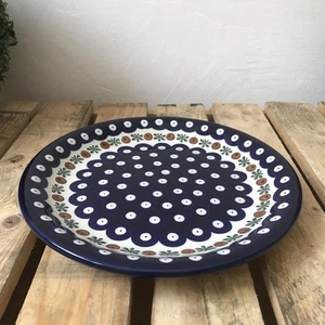Boleslawiec Bunzlauer Keramik Piatti 21 CM Di Polonia Nuovo Pezzo Unico - Picture 1 of 6