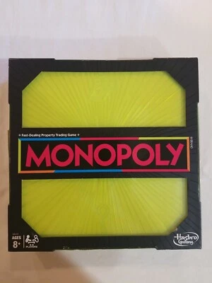 2018 Monopoly Neon Pop NEW SEALED Board Game Multi player 8 and up HASBRO - Image 1 of 4