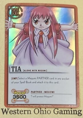 Zatch Bell Tia (Along With Megumi) #M-020 FOIL Rare TCG CCG Trading Card Game - Image 1 of 2