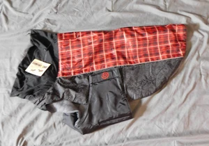 Ultra Paws Dog Coat Warm Ultra Reflective Comfort Coat Red Plaid Size 4X/XXXXL - Picture 1 of 5