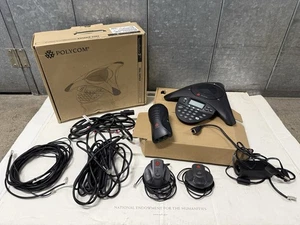 Polycom SoundStation VTX 1000 Konferenztelefon mit 2 ext Mikrofonen & Netzteil - Bild 1 von 10