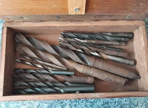 14 DRILL BITS & Storage box. Used/unused - Picture 1 of 5