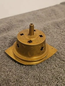 Vintage Sarna Messing Indien kleiner Fuß Incesense Brenner - Bild 1 von 9