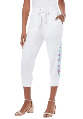 Jogger bordado talla grande Roaman para mujer Foto 1 de 2