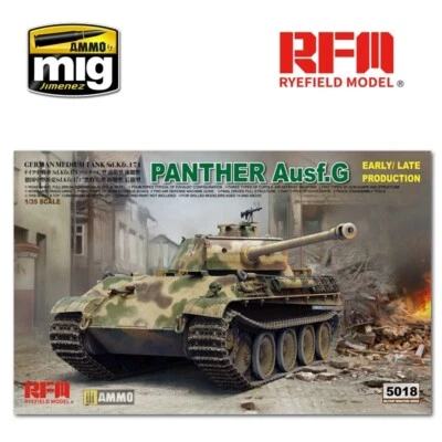 RFM5018 1/35 Panther Ausf.G Early / Late Production - Immagine 1 di 4