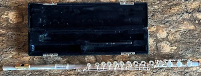 Flauta especial de agujero abierto Communhardt KG con estuche de plata maciza Foto 1 de 4