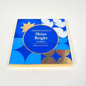 Nutrimetics Shine Bright Eye Palette 6 Shades Shimmer & Matte Eyeshadow - Picture 1 of 8