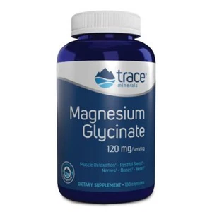 Glicinato de Magnesio Trace Minerals 120mg 180 Cápsulas - Alta Absorción para el Bienestar - Imagen 1 de 1