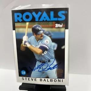 2013 Topps Archives Fan Favorites Steve Balboni auto #FFA—SB - Picture 1 of 2